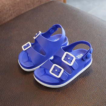 Детски сандали Летни детски обувки за открито Модни леки меки плоски обувки Сандали за бебета за бебета Бебешки ежедневни плажни детски обувки