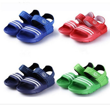 Βρεφικά αγόρια για κορίτσια Summer Beach Casual Παιδικά Παιδικά Flat παπούτσια Ελαφρύ αναπνεύσιμο σανδάλια PVC Νέο
