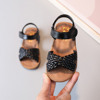 Baby Gladiator Σανδάλια παραλίας Flat Casual Breathable Weave Roman Shoes Summer Παιδικά Παπούτσια 2022 Beach Παιδικά σανδάλια για κορίτσια F02121