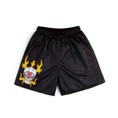 Pantaloni scurți anime Bărbați, femei, Demon Slayer, imprimare 3D, pantaloni scurți de gimnastică, plasă, uscare rapidă, pantaloni scurti, pentru antrenament de fitness, alergare, vară