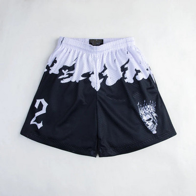 Pantaloni scurți anime Bărbați, femei, Demon Slayer, imprimare 3D, pantaloni scurți de gimnastică, plasă, uscare rapidă, pantaloni scurti, pentru antrenament de fitness, alergare, vară