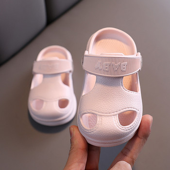 Детски сандали Летни малки деца Момчета Момичета Бебешки чехли Мека подметка Обувки против плъзгане