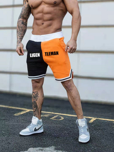 Pantaloni scurți hip-hop noi pentru bărbați în versiunea de primăvară și vară 2021, timp liber temperament simplu, hip hop, fitness, baschet, sporturi rare