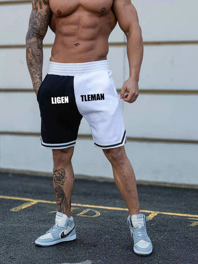 Pantaloni scurți hip-hop noi pentru bărbați în versiunea de primăvară și vară 2021, timp liber temperament simplu, hip hop, fitness, baschet, sporturi rare