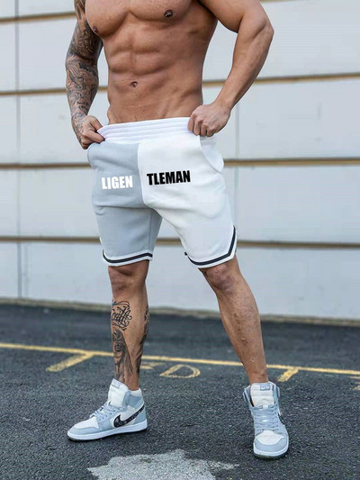 Pantaloni scurți hip-hop noi pentru bărbați în versiunea de primăvară și vară 2021, timp liber temperament simplu, hip hop, fitness, baschet, sporturi rare