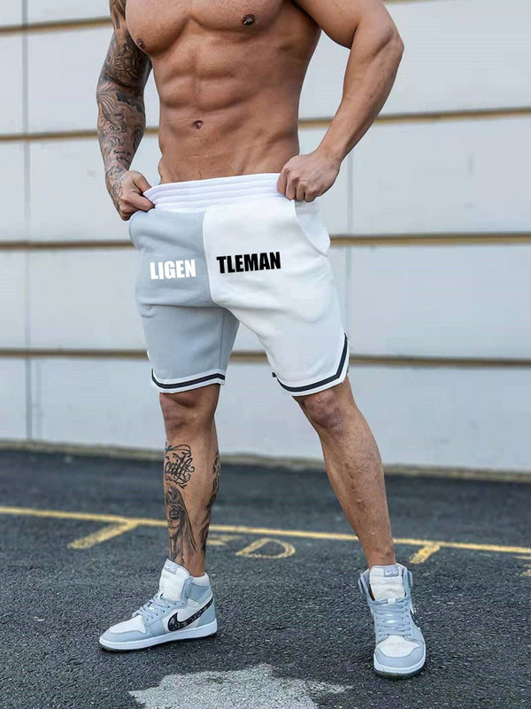 Pantaloni scurți hip-hop noi pentru bărbați în versiunea de primăvară și vară 2021, timp liber temperament simplu, hip hop, fitness, baschet, sporturi rare