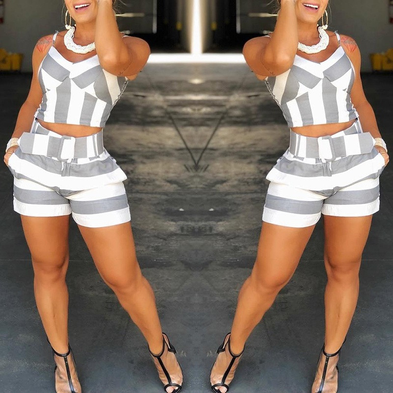 Dviejų dalių kostiumai, sportiniai kostiumai, sportiniai kostiumai, laisvalaikio moteriški drabužiai, apkarpyti ir trumpi komplektai