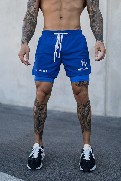 Pánske bežecké šortky 2023 v 1, športové šortky do posilňovne, športové 2 v 1, dvojpodlažné rýchloschnúce fitness nohavice, joggingové nohavice, športové tepláky