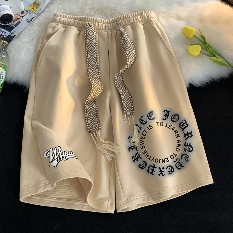 Pantaloni scurți de vară 2023 pentru bărbați, modă coreeană, pantaloni scurți verzi, Harajuku High Street, îmbrăcăminte pentru bărbați, pantaloni scurți, acasă, pantaloni
