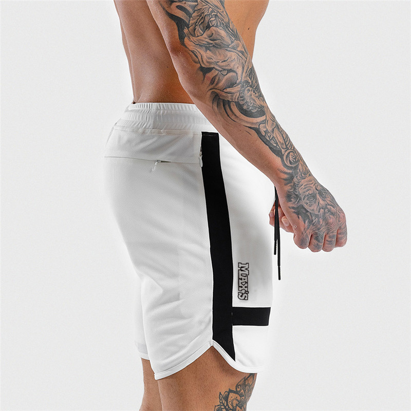 Pantaloni scurti sport pentru bărbați Pantaloni scurți de vară pentru plajă Antrenament Pantaloni scurți pentru culturism Pantaloni scurți de vară Antrenament Fitness GYMS Pantaloni scurti
