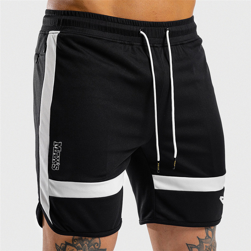 Pantaloni scurti sport pentru bărbați Pantaloni scurți de vară pentru plajă Antrenament Pantaloni scurți pentru culturism Pantaloni scurți de vară Antrenament Fitness GYMS Pantaloni scurti