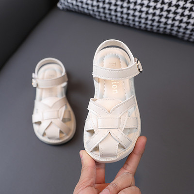Sandale pentru copii mici, băieți, fete, decupaje, pantofi din piele, vara 2023, nou-nouțe, sandale gladiator, țesătură pentru fetiță, pantofi de plajă, băiat G02021