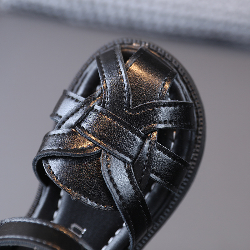 Sandale pentru copii mici, băieți, fete, decupaje, pantofi din piele, vara 2023, nou-nouțe, sandale gladiator, țesătură pentru fetiță, pantofi de plajă, băiat G02021
