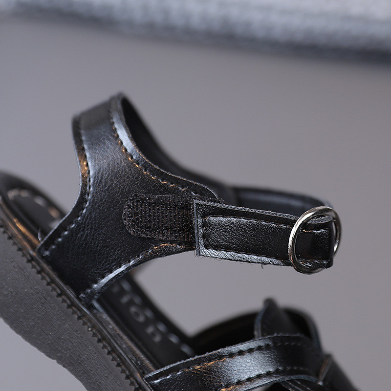 Sandale pentru copii mici, băieți, fete, decupaje, pantofi din piele, vara 2023, nou-nouțe, sandale gladiator, țesătură pentru fetiță, pantofi de plajă, băiat G02021