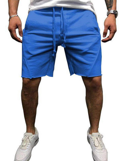 Meeste ühevärvilised narmendavad äärised, nööriga lühikesed püksid, hip-hop tänavarõivad, meeste spordisaalid, lühikesed dressipüksid, spordirõivad, lühikesed püksid