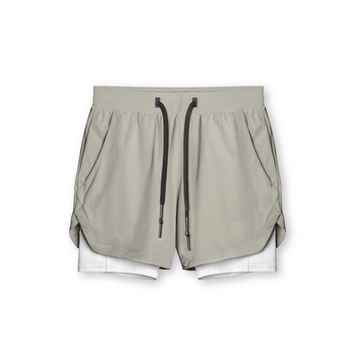 Nauji bėgimo šortai vyrams su pamušalu 2022 m. vasaros greito džiūvimo sportiniai šortai Vyriški 2 viename kūno rengybos treniruočių sportiniai šortai vyrams