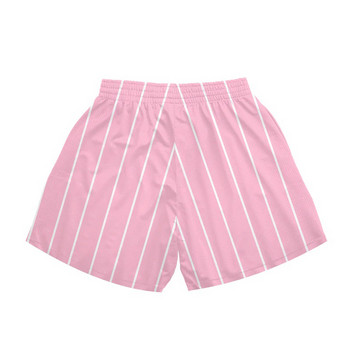 Ежедневни аниме къси панталони мъже жени мрежести бързосъхнещи гимнастически шорти розови модни извънгабаритни къси панталони за фитнес тренировка бягане лято