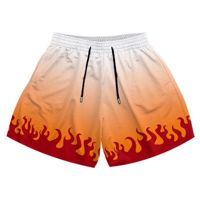 Ležerne anime kratke hlače Muškarci Ženske mrežaste brzosušeće kratke hlače za teretanu Ružičaste modne prevelike kratke hlače za fitness vježbanje Trčanje Ljeto