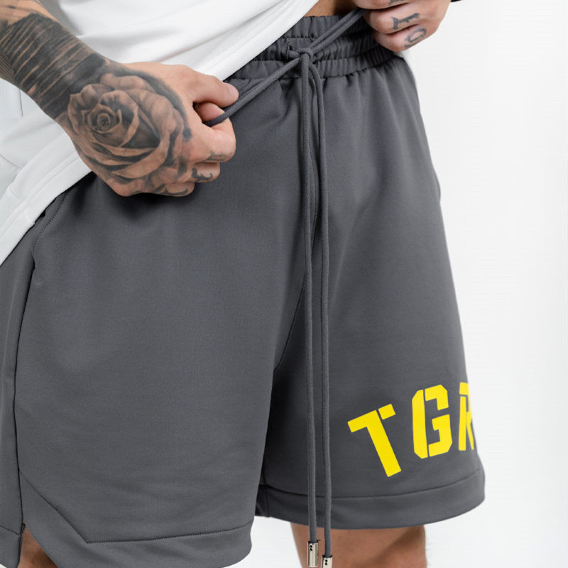 2022 m. vasaros treniruotė, vyriška kvėpuojanti greitai išdžiūvusi sportinė apranga „Jogger“ paplūdimio trumpos kelnės Vyriški kūno rengybos šortai