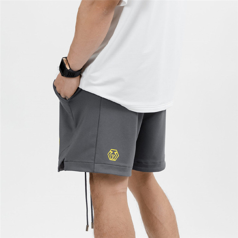 2022 m. vasaros treniruotė, vyriška kvėpuojanti greitai išdžiūvusi sportinė apranga „Jogger“ paplūdimio trumpos kelnės Vyriški kūno rengybos šortai