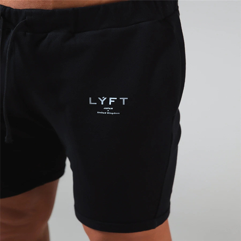New Muscle Brothers Lyft Summer Sports Leisure Bumbac Sfert Pantaloni scurți Running Slim Fit Sport Pantaloni scurți la modă pentru bărbați