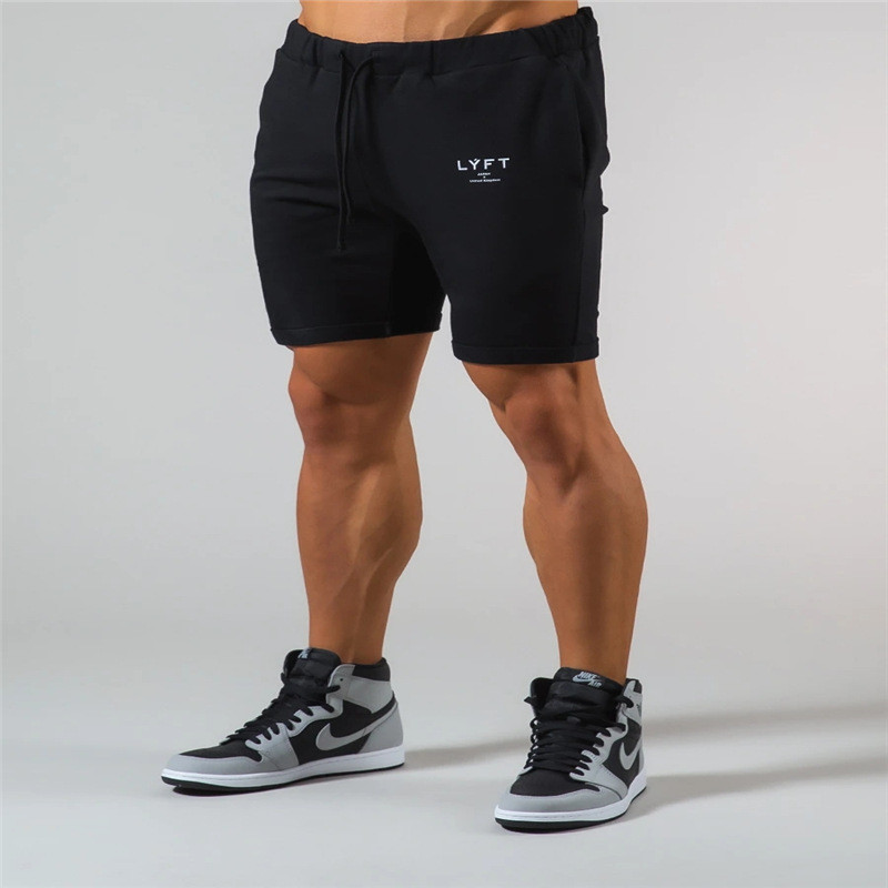 New Muscle Brothers Lyft Summer Sports Leisure Bumbac Sfert Pantaloni scurți Running Slim Fit Sport Pantaloni scurți la modă pentru bărbați