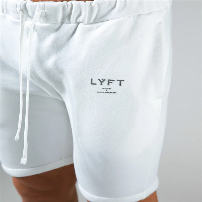 New Muscle Brothers Lyft Summer Sports Leisure Bumbac Sfert Pantaloni scurți Running Slim Fit Sport Pantaloni scurți la modă pentru bărbați