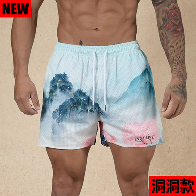 Eric Emanuel EE Suvised meeste lühikesed püksid Jõusaal Fitness Treening Võrk kiiresti kuivav Sörkimine Vabaaja Spordipüksid Meeste Korvpallipüksid