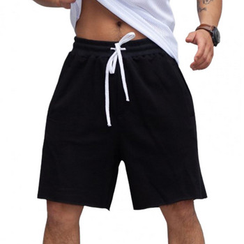 Ανδρικά σορτς Κορδόνια χαλαρά καλοκαιρινές ψηλόμεσες τσέπες Κοντό παντελόνι για γυμναστήριο ανδρικό σορτς 2021 ανδρικά ρούχα μαύρο xxxl