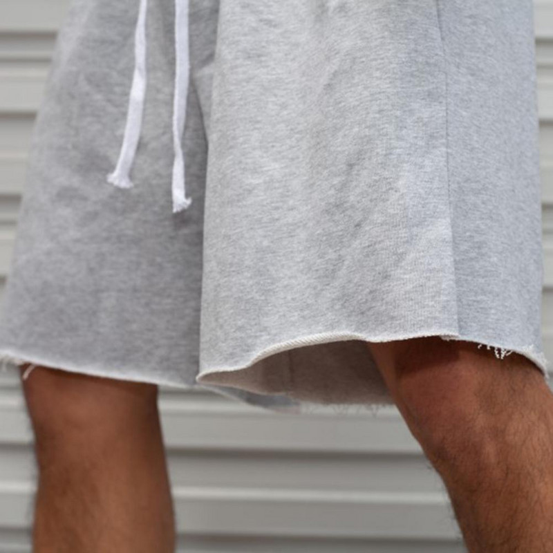 Ανδρικά σορτς Κορδόνια χαλαρά καλοκαιρινές ψηλόμεσες τσέπες Κοντό παντελόνι για γυμναστήριο ανδρικό σορτς 2021 ανδρικά ρούχα μαύρο xxxl