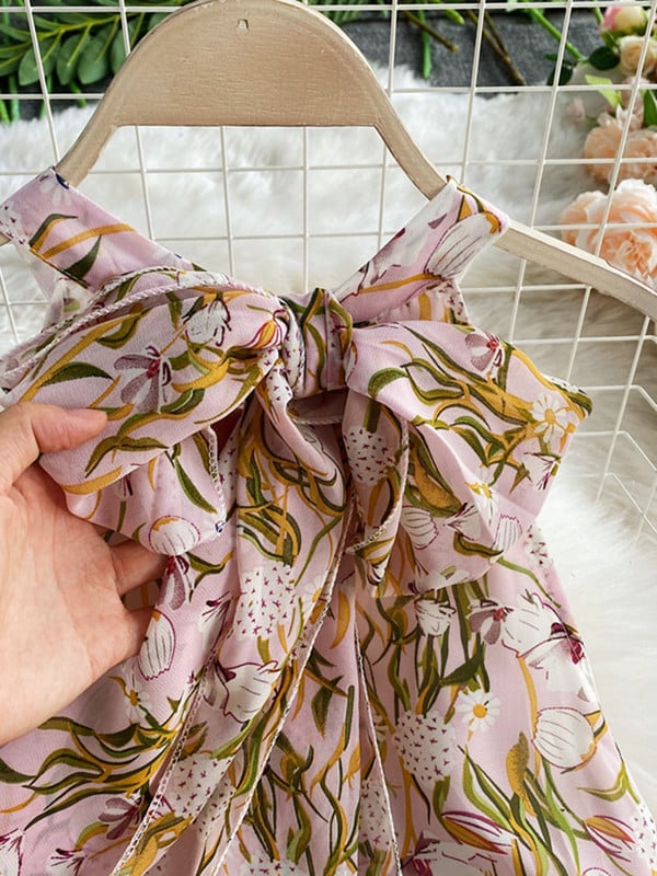 Moda de vară, temperament, cămașă din șifon, cu umeri, bluză pentru femei, pantaloni din două piese cu talie înaltă, costum cu pantaloni largi UK674