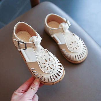 Κορίτσια Νέα σανδάλια Παιδικά κούφια μαλακή σόλα Παπούτσια σκαλιστά μόδας Princess Παπούτσια παραλίας Hot cut-outs Princess
