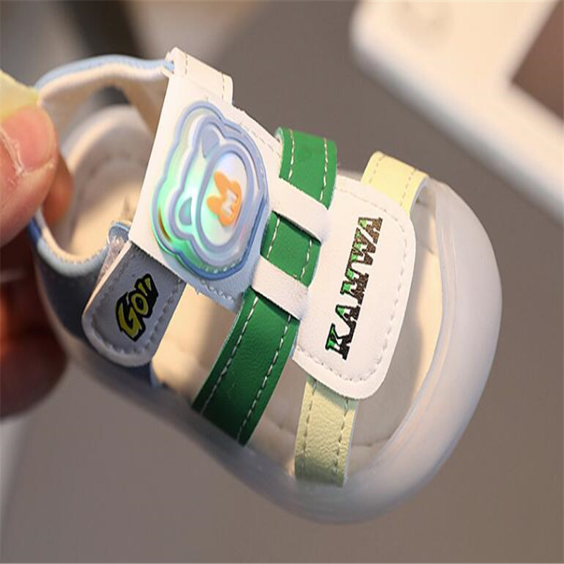 Dječje sandale 2023. Ljeto, nove prozračne mekane dna koje se ne kližu za dječake Baotou sandale za plažu za dječake, udobne tenisice od 2 do 6 godina