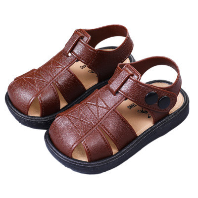 Σανδάλι Infantil Summer Baby Shoes Toddler Boy Sandals Παιδικά σανδάλια για αγόρι Δερμάτινα Αντιολισθητικά Flat Παπούτσια Παιδικά Παπούτσια παραλίας για αγόρι