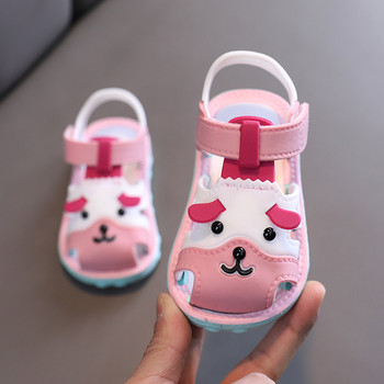 Детски обувки Летни сандали за момче Бебешки обувки за малко дете Сандали Лято 2022 Меки неплъзгащи се плажни сандали Бебешки дишащи
