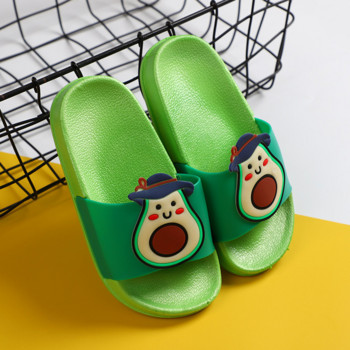 Сладки черешови детски чехли Fruit Style Лятна мода Комфорт Неплъзгащи се леки детски обувки Ежедневни домашни вътрешни чехли за баня