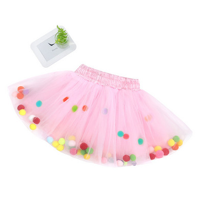 2023 Nove svježe boje Mrežaste suknje za djevojčice Princess Sweet Ball Haljina Jednobojna Faldas ljetna gaza Baby Dance Tutu suknja 0-6T