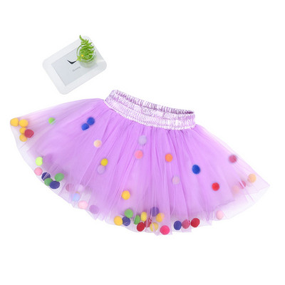 2023 Nove svježe boje Mrežaste suknje za djevojčice Princess Sweet Ball Haljina Jednobojna Faldas ljetna gaza Baby Dance Tutu suknja 0-6T
