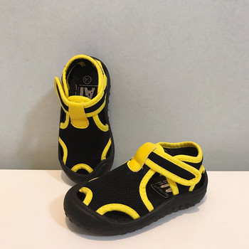 Καλοκαιρινά παιδικά παπούτσια Βρεφικά σανδάλια για αγόρια κορίτσια Casual Sport Διχτυωτό πέδιλα παραλίας Παιδικά παπούτσια Flat PVC μαλακή σόλα Patchwork Παιδικά παπούτσια