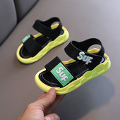 Sandale Dječje ljetne neklizajuće prozračne cipele za plažu za dječake Mekane udobne dječje lagane sandale za malu djecu