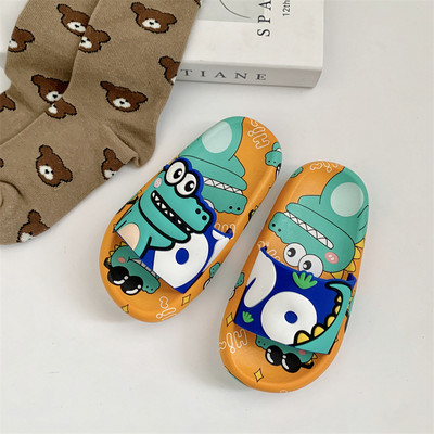 Iznenađenje, dinosaurus, dječje papuče, dječaci, djevojčice, slatke kućne sobne papuče iz crtića, ljetne modne, ležerne neklizajuće kupaonske cipele
