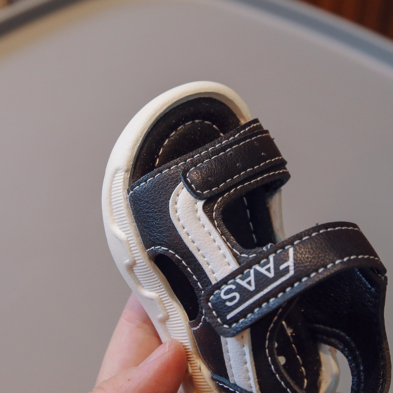 Ležerne sportske Ljetne cipele za bebe, dječake, djevojčice, dječje sandale za plažu s mekanim poliuretanskim dnom, nove protuklizne dječje sandale s kukom i omčom