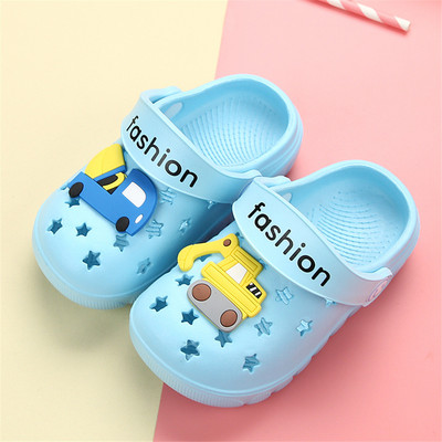 Lemonkid Rajzfilm Kotrógép Gyerek fiú Strandszandál Papucs Cipő Tipegő Baba Uniszex Gyerek Lány Egyszarvú csúszásmentes papucs szandál