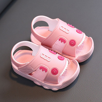 2023 Летни бебешки сандали за момчета от 1 до 3 години Детски обувки На открито Детски плажни сандали за момичета Анимационни малки деца Firstwalker CSH1431