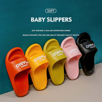 Детски чехли Вътрешни домашни Детски обувки Неплъзгащи се Бебе Момче Момичета Летни джапанки за малко дете