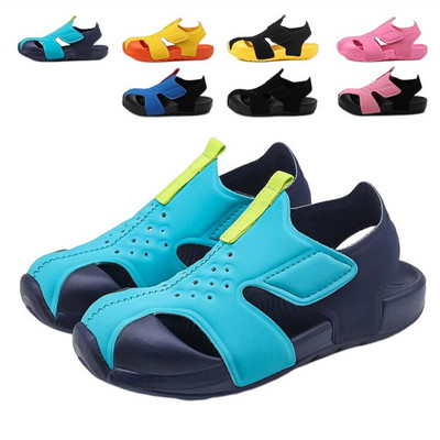 Детски обувки Плажни EVA плажни сандали Модни спортни обувки Момичета Издълбани обувки Летни бонбонени сандали за момчета