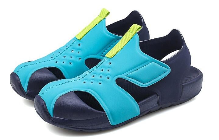 Gyerekcipők Strand EVA Strandszandálok Divat Sportcipők Lányok Hollow Out Cipők Nyári Candy Színes Fiúszandálok