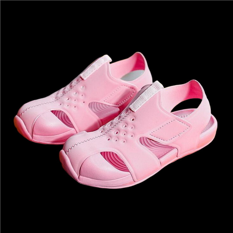Gyerekcipők Strand EVA Strandszandálok Divat Sportcipők Lányok Hollow Out Cipők Nyári Candy Színes Fiúszandálok