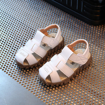 Καλοκαιρινά αγορίστικα σανδάλια PU Δερμάτινα ρετρό casual Gladiator Roman Beach Παπούτσια για μικρά παιδιά Μαλακές σόλες Παιδικά παπούτσια Flats G03065