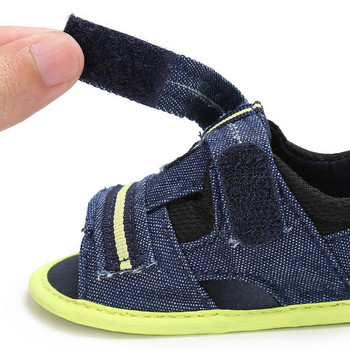 2020 Летни бебешки обувки Модни красиви бебешки обувки за момчета Летни детски платнени обувки за бебета и малки деца Меки обувки за новородени